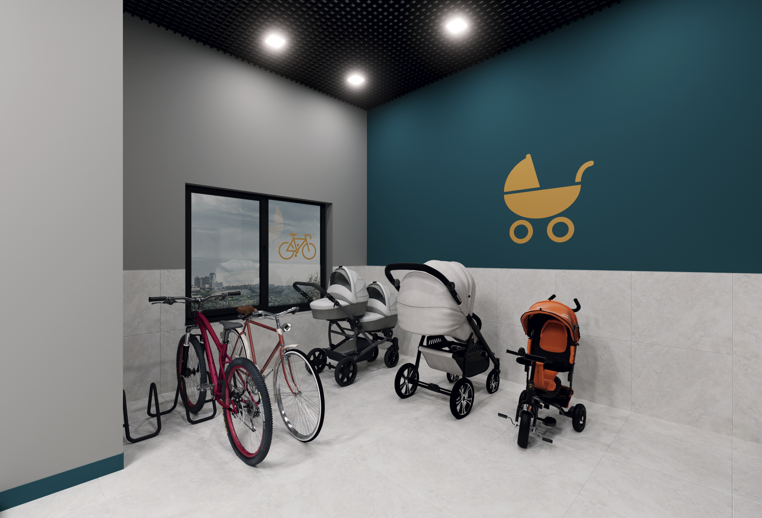 Холл и входная группа - вид 1